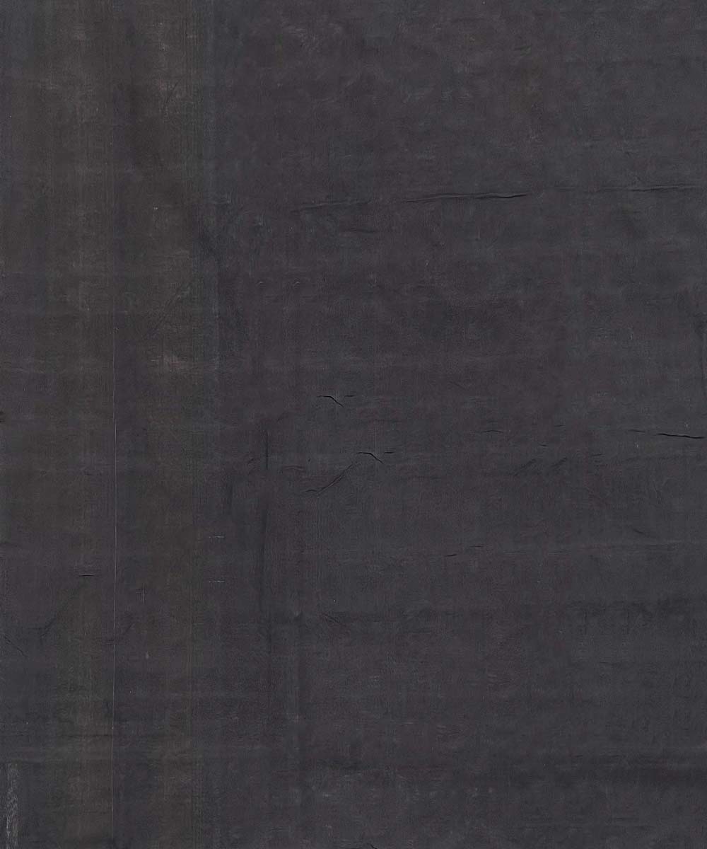 Onion Black Sambalpuri Handwoven Single Ikat Cotton Saree Image 4