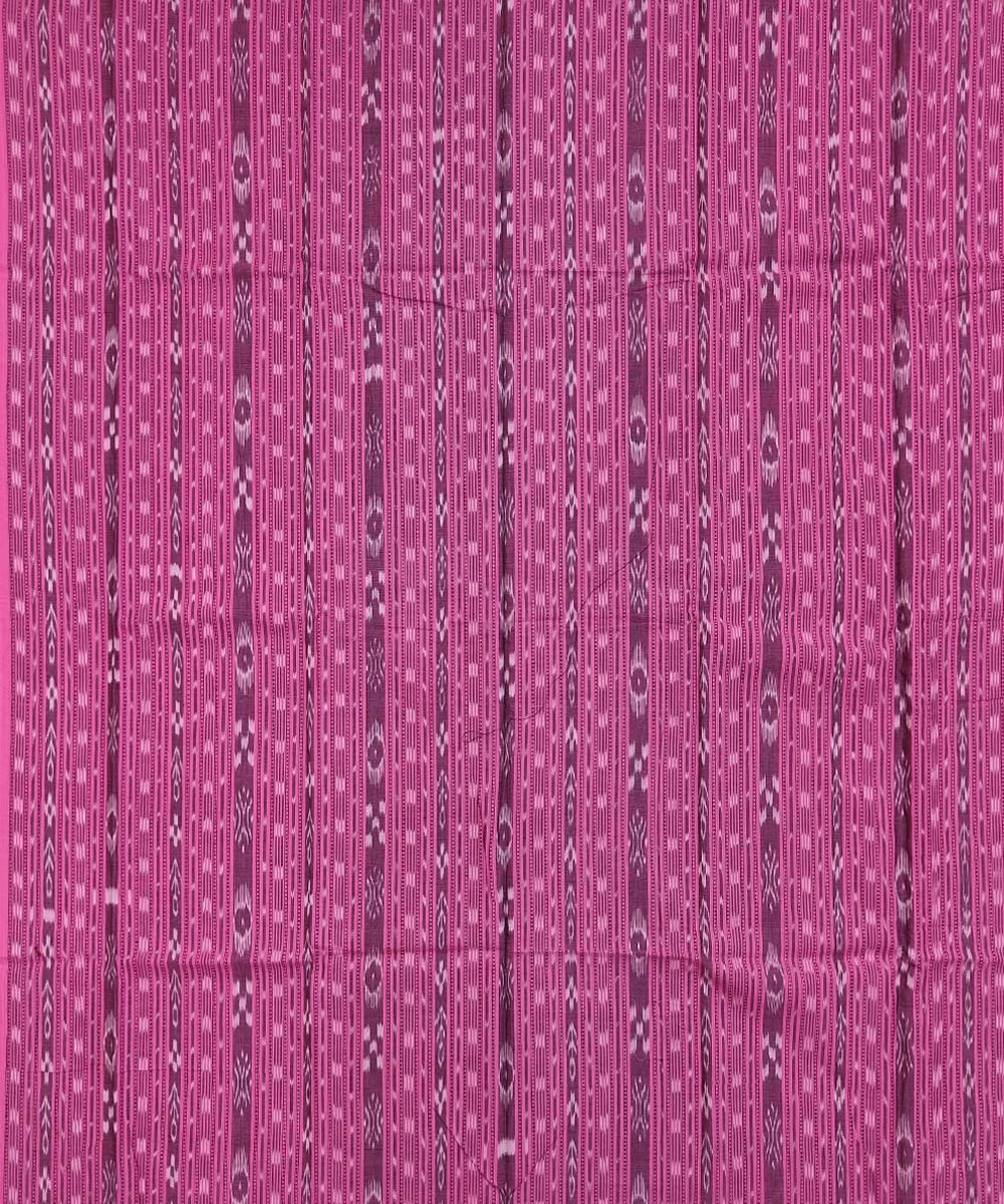 Pink Nuapatna Handwoven Single Ikat Suit Set Image 3