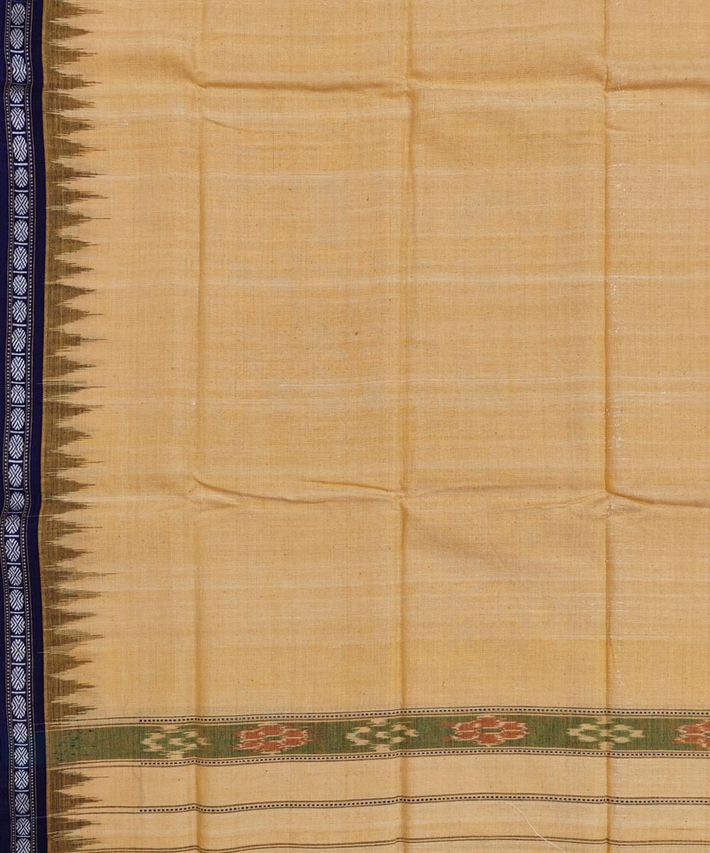 Yellow Sambalpuri Handwoven Cotton Gamuchha Image 4