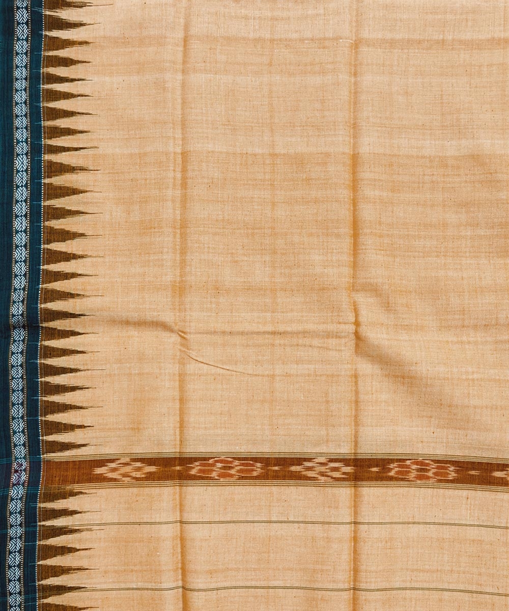 Yellow Sambalpuri Handwoven Cotton Gamuchha Image 4