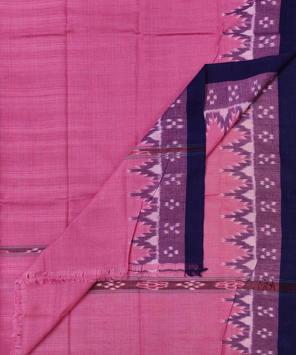 Pink Sambalpuri Handwoven Cotton Gamuchha SFCGAM1564