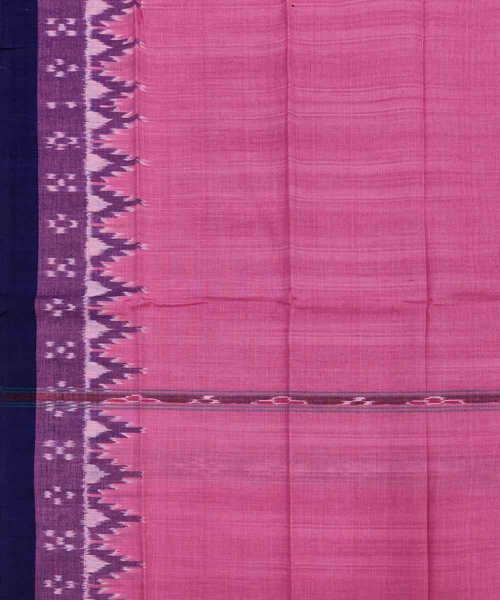 Pink Sambalpuri Handwoven Cotton Gamuchha Image 4