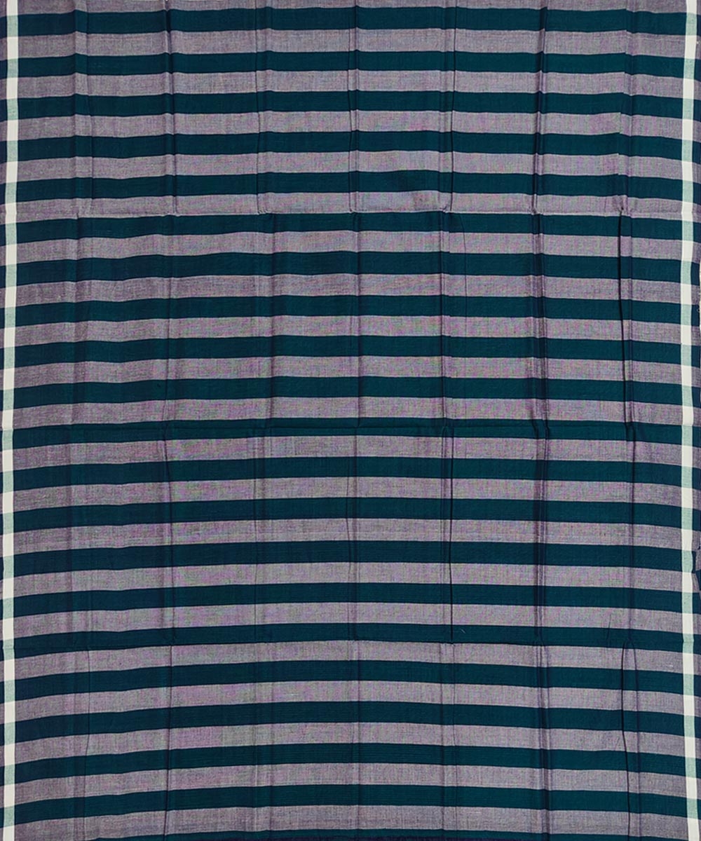 Green Sambalpuri Handwoven Cotton Lugi Image 3