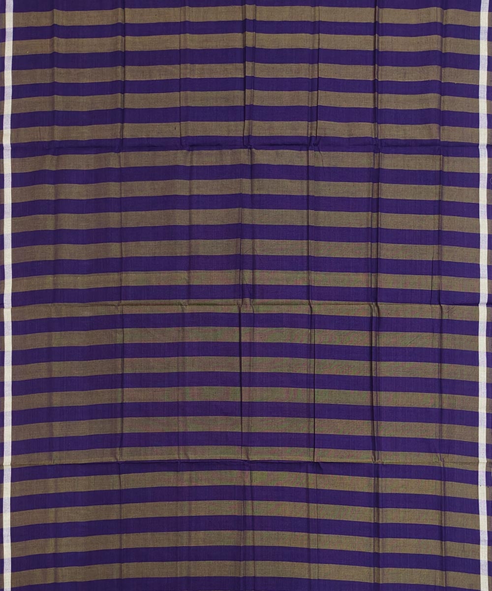 Violet Sambalpuri Handwoven Cotton Lugi Image 3