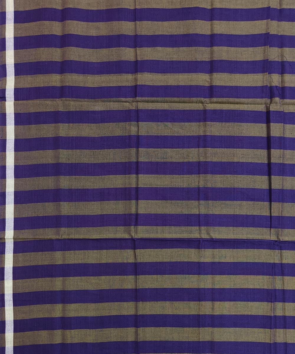 Violet Sambalpuri Handwoven Cotton Lugi Image 4