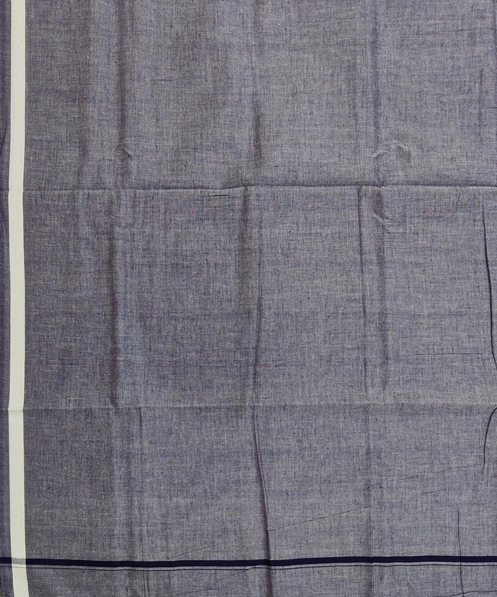 Gray Sambalpuri Handwoven Cotton Lugi Image 4