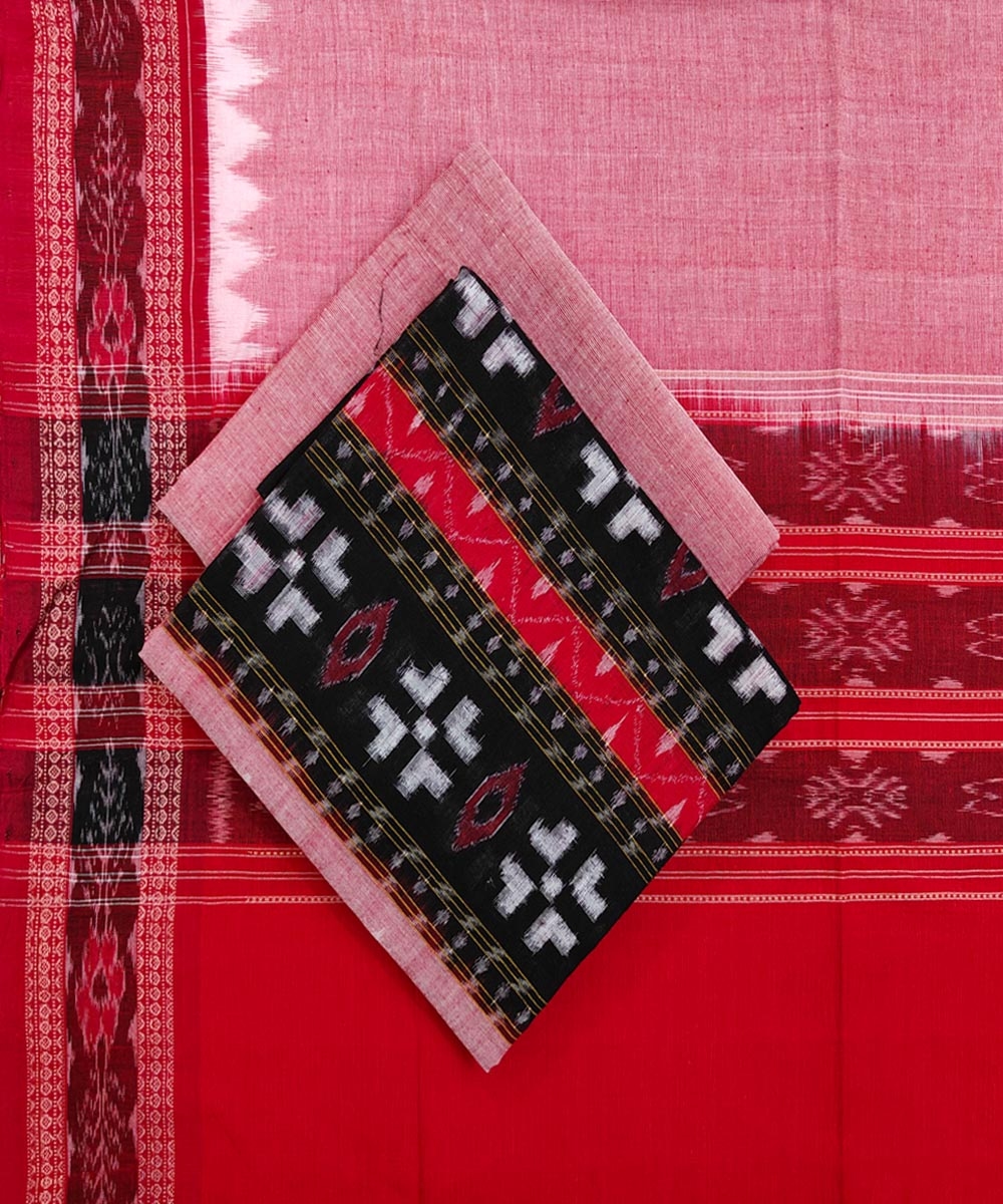 Multicolour Sambalpuri Handwoven Single Ikat Suit Set Image 1