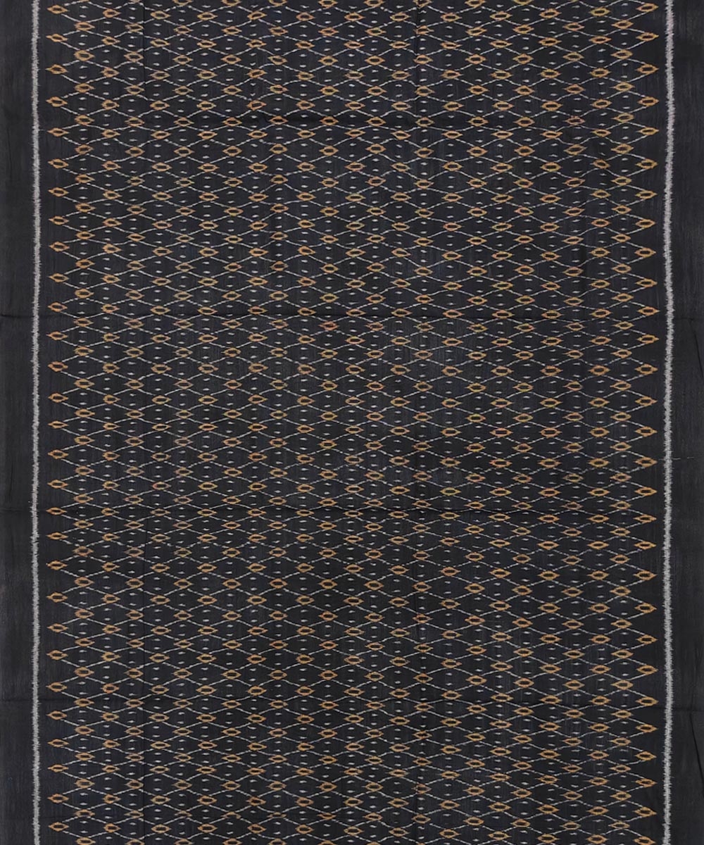 Black Red Sambalpuri Handwoven Single Ikat Suit Set Image 3