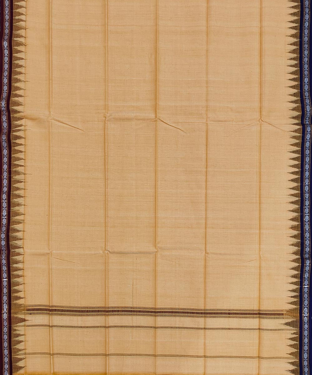 Beige Sambalpuri Handwoven Cotton Gamuchha Image 3