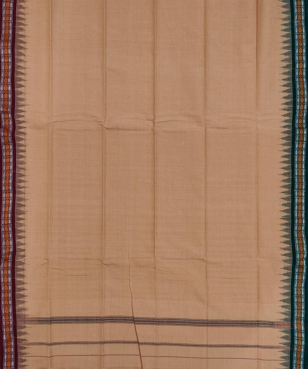 Beige Sambalpuri Handwoven Cotton Gamuchha Image 3