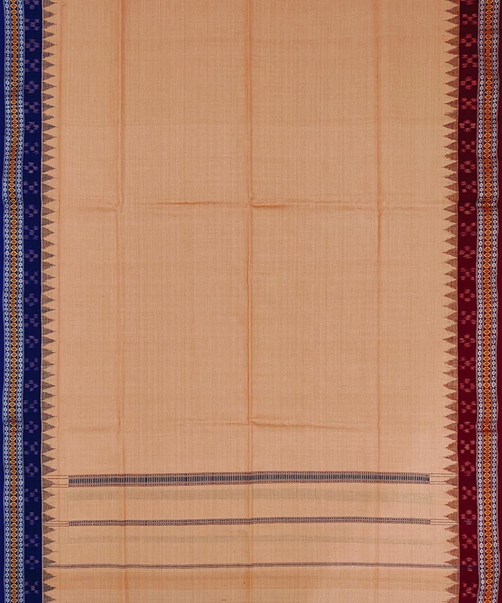 Beige Sambalpuri Handwoven Cotton Gamuchha Image 3