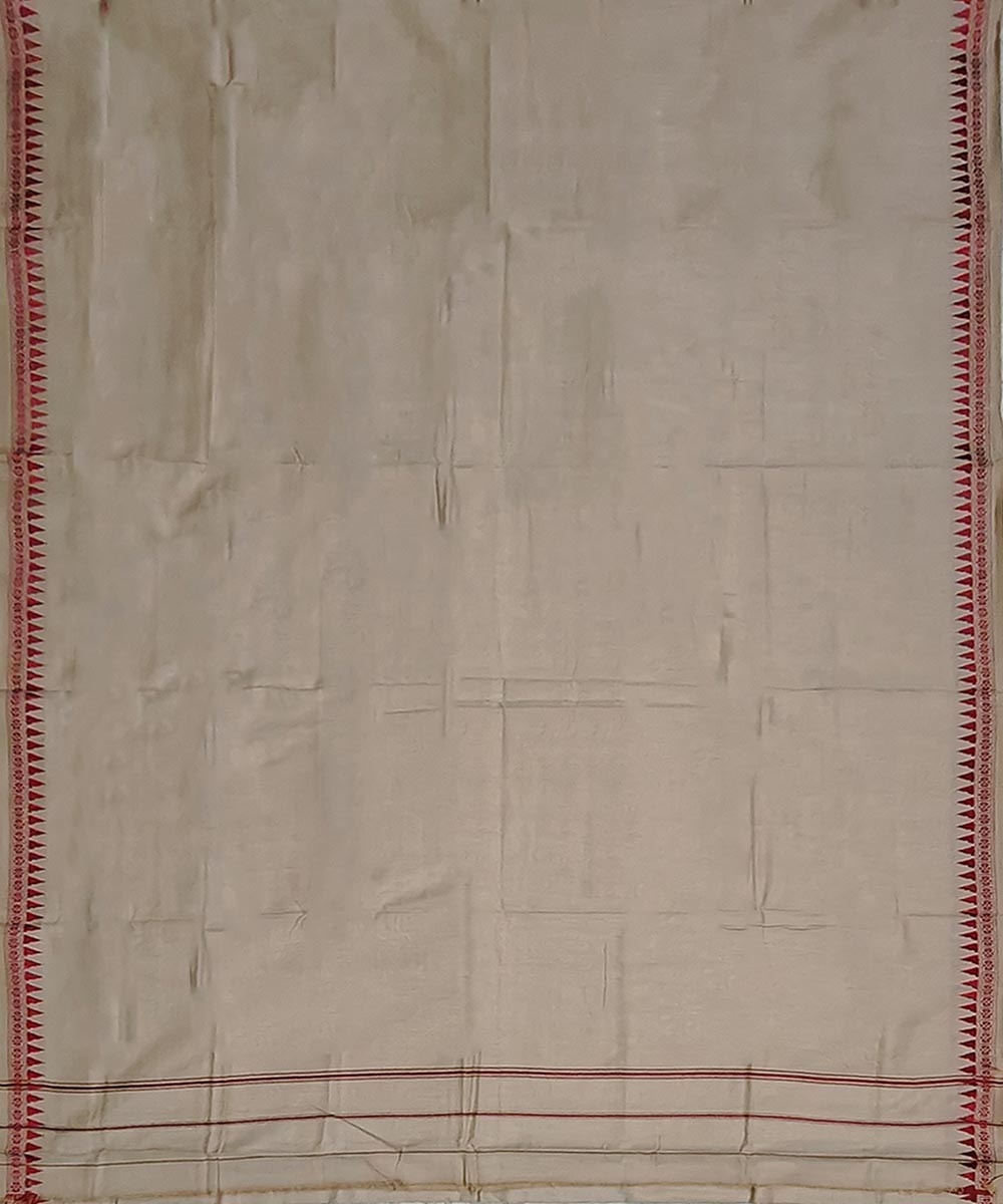 Brown Sambalpuri Handwoven Cotton Joda Image 3