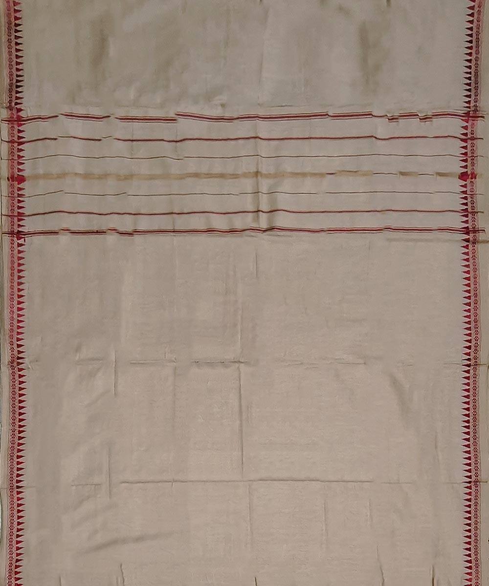 Brown Sambalpuri Handwoven Cotton Joda Image 4