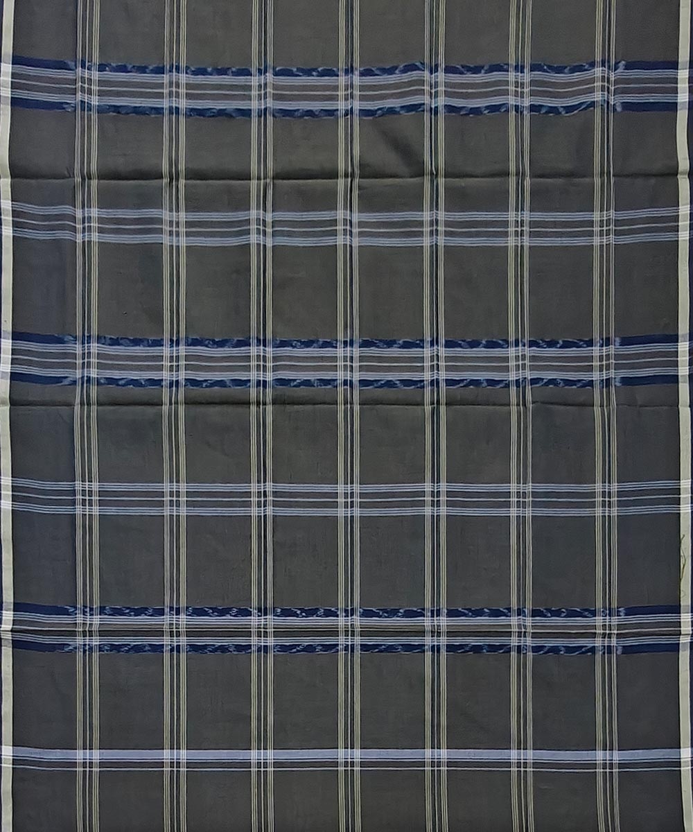 Olive Sambalpuri Handwoven Cotton Lungi Image 3