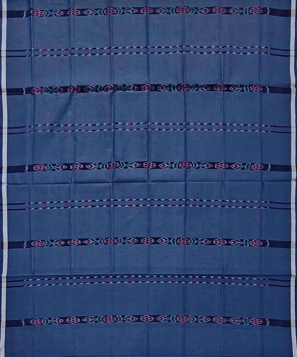 Gray Sambalpuri Handwoven Cotton Lungi Image 3