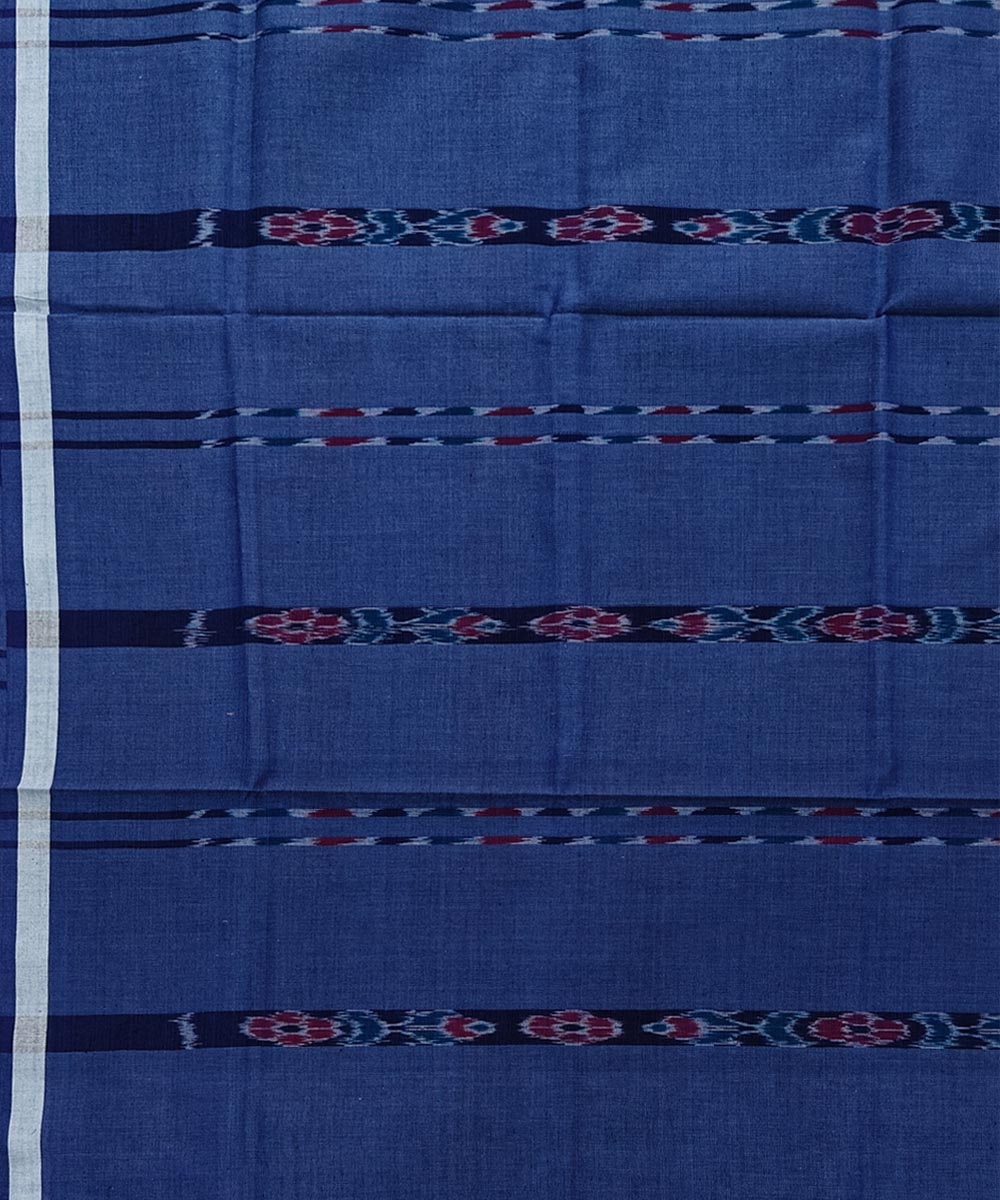 Gray Sambalpuri Handwoven Cotton Lungi Image 4
