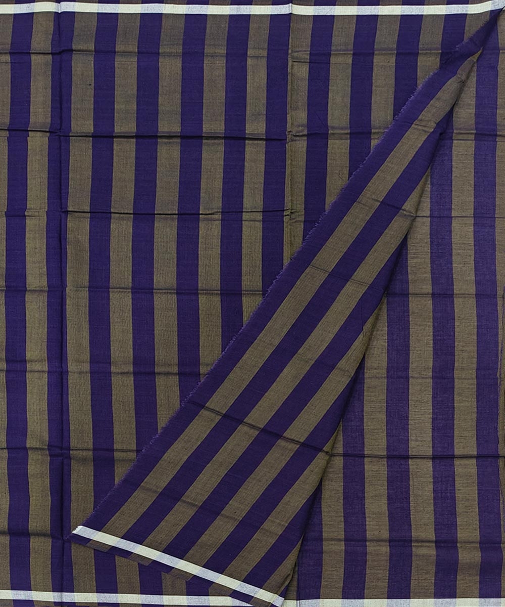Olive Sambalpuri Handwoven Cotton Lungi Image 2