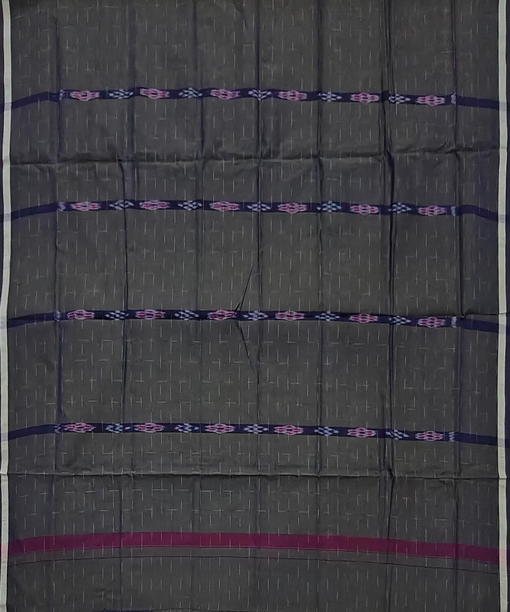 Olive Sambalpuri Handwoven Cotton Lungi Image 3