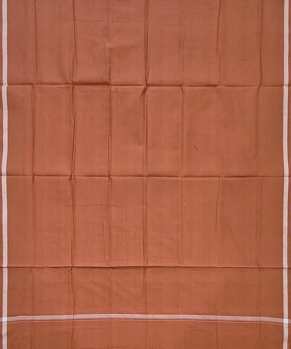 Brown Sambalpuri Handwoven Cotton Lungi Image 3