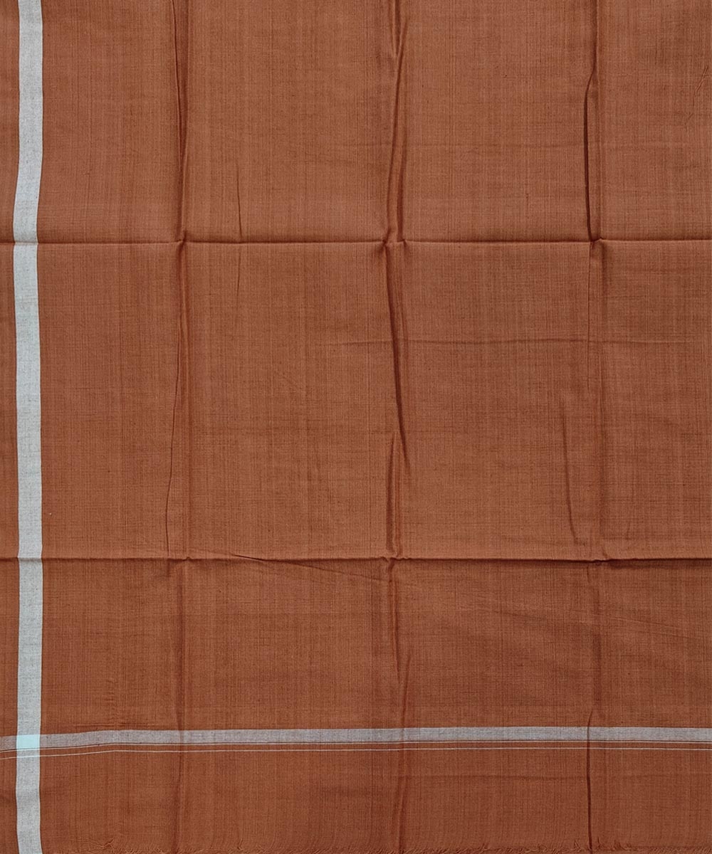 Brown Sambalpuri Handwoven Cotton Lungi Image 4