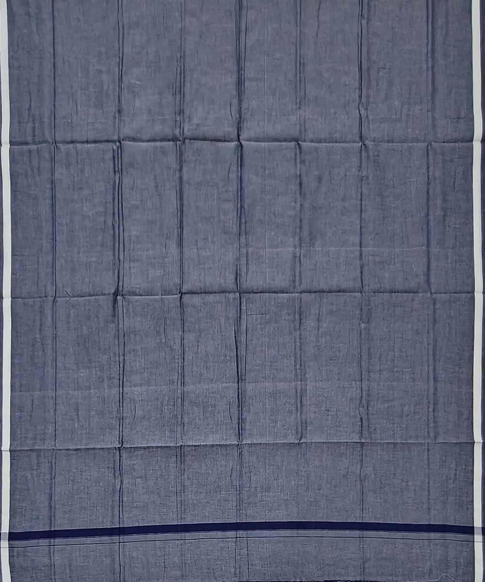 Gray Sambalpuri Handwoven Cotton Lungi Image 3