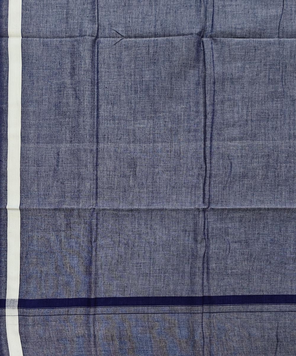 Gray Sambalpuri Handwoven Cotton Lungi Image 4