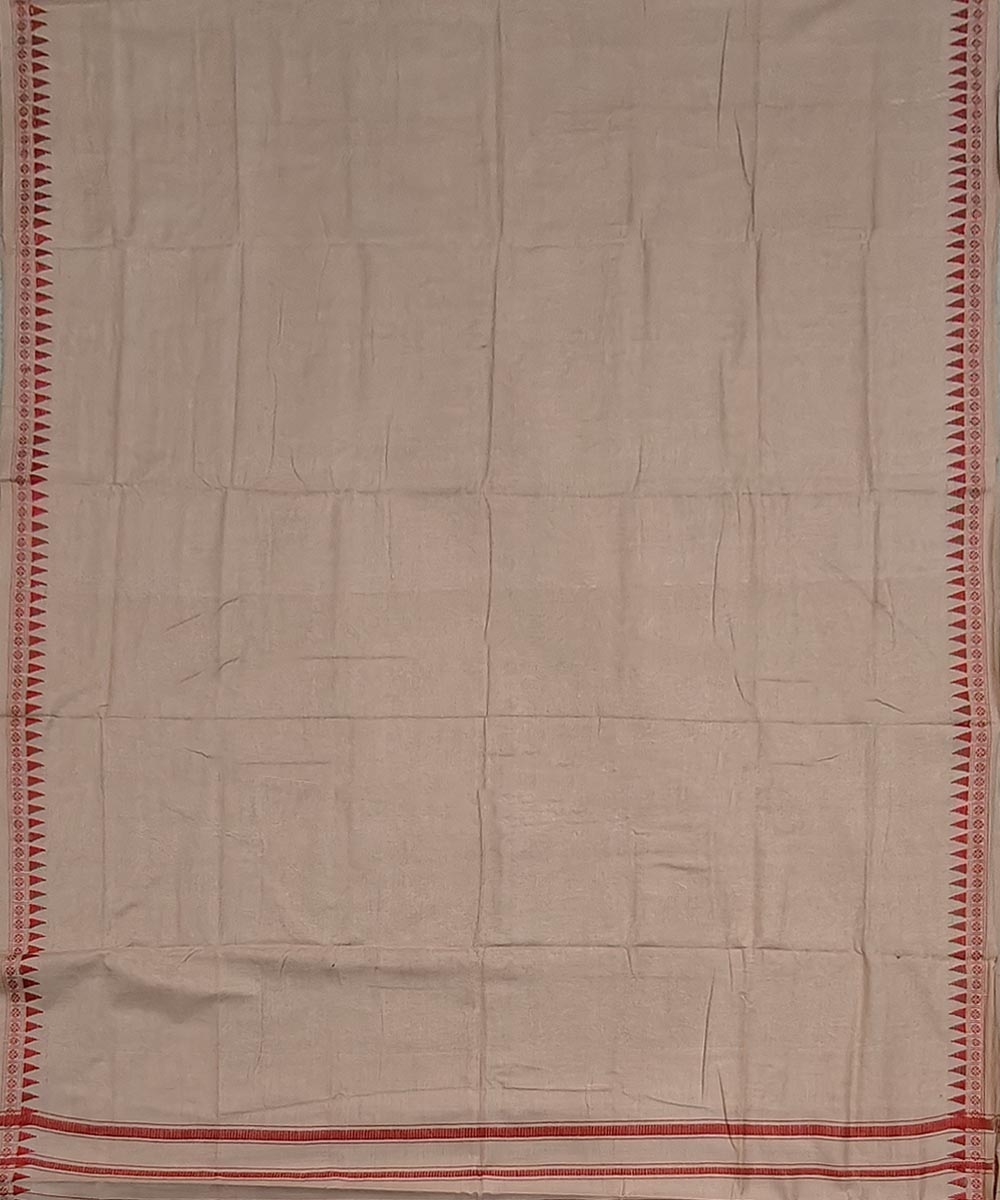Beige Sambalpuri Handwoven Cotton Joda Image 3