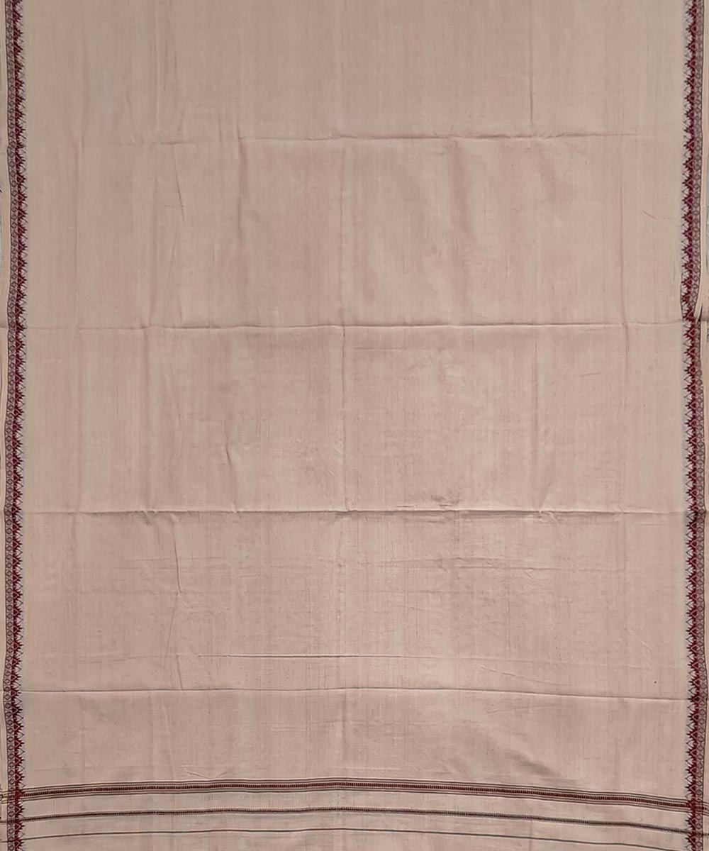 Beige Sambalpuri Handwoven Cotton Joda Image 3