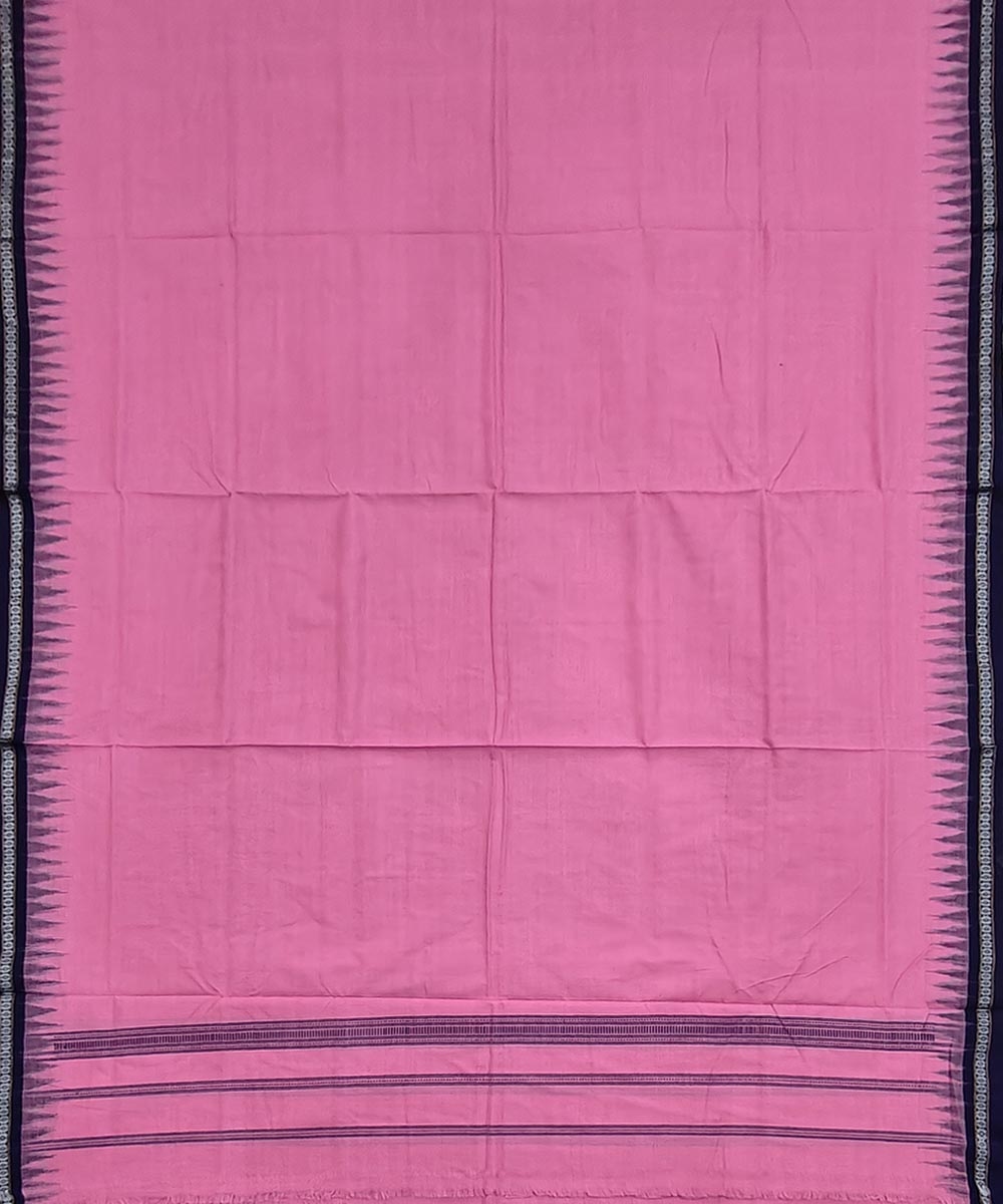 Pink Sambalpuri Handwoven Cotton Joda Image 3