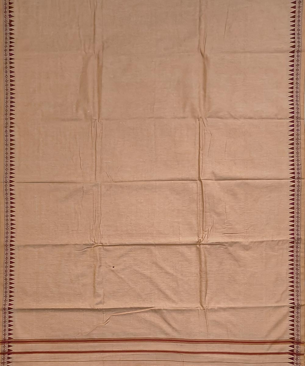 Beige Sambalpuri Handwoven Cotton Joda Image 3