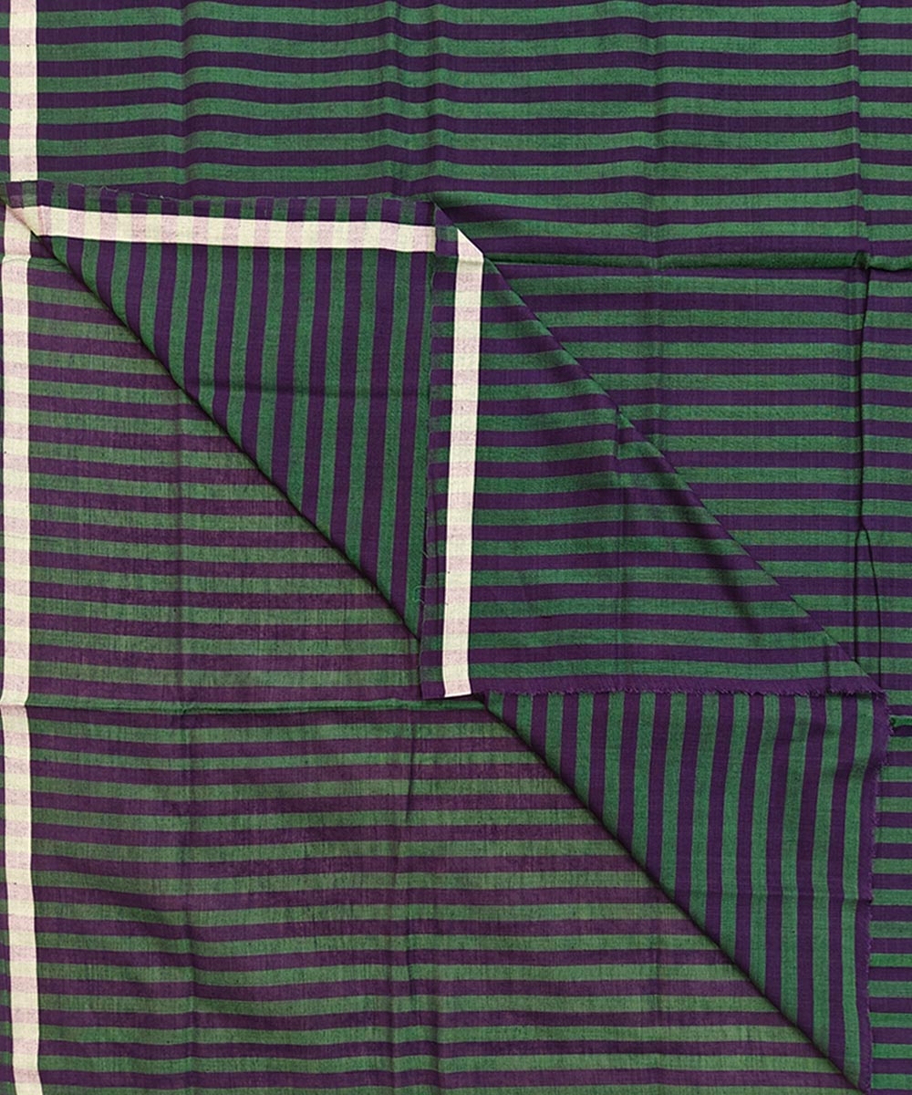 Green Sambalpuri Handwoven Cotton Lungi Image 1