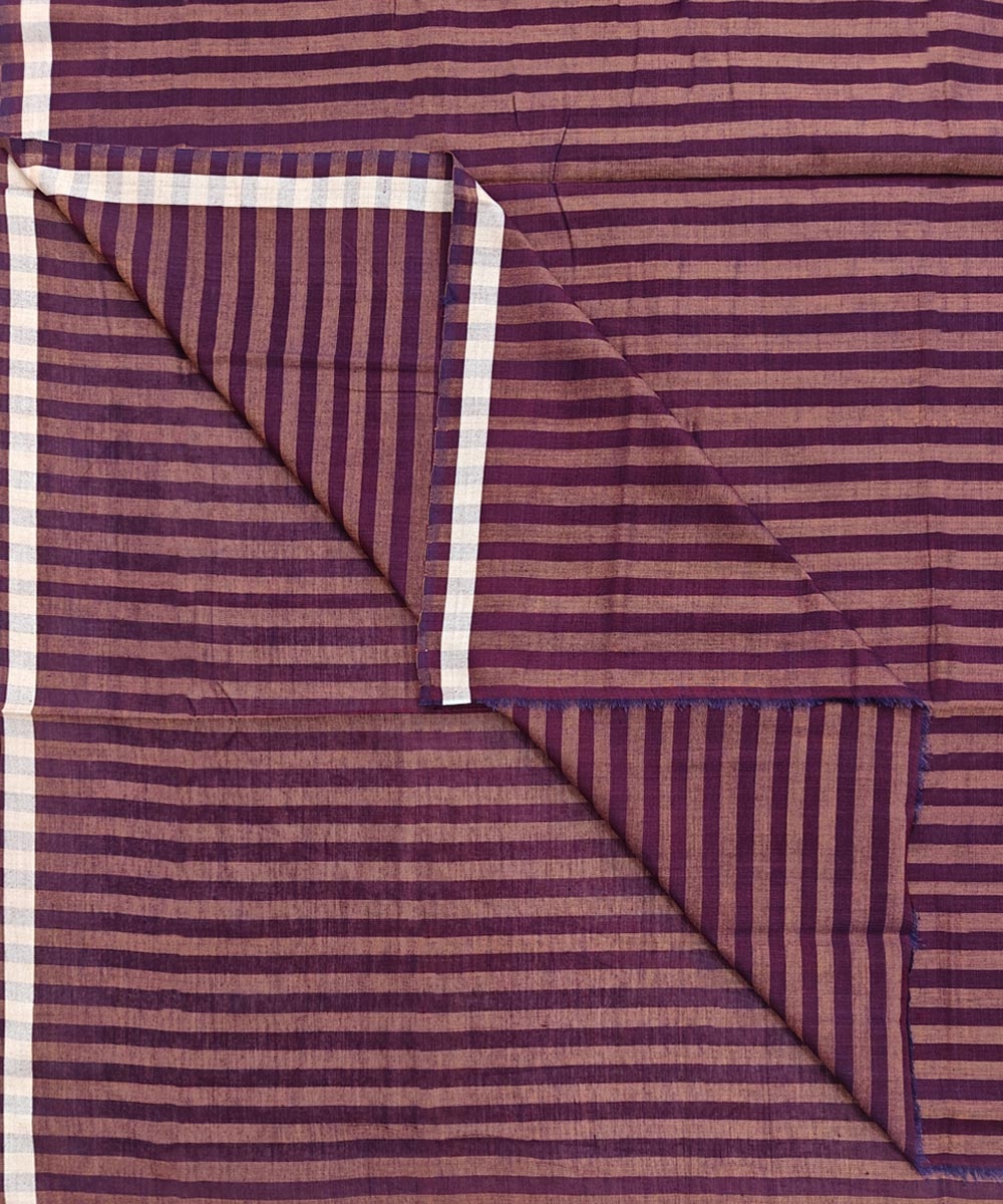Brown Sambalpuri Handwoven Cotton Lungi Image 1