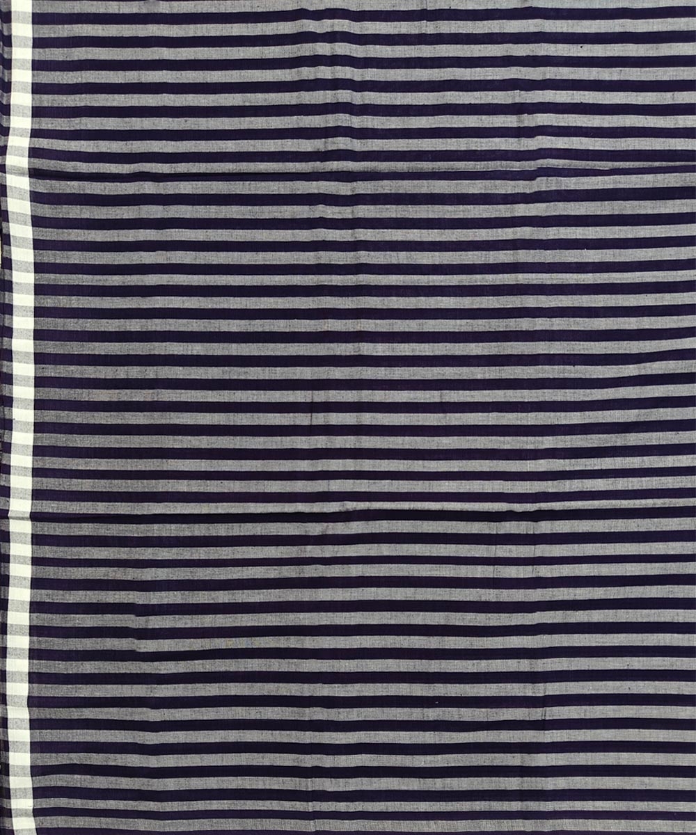 Blue Sambalpuri Handwoven Cotton Lungi Image 4