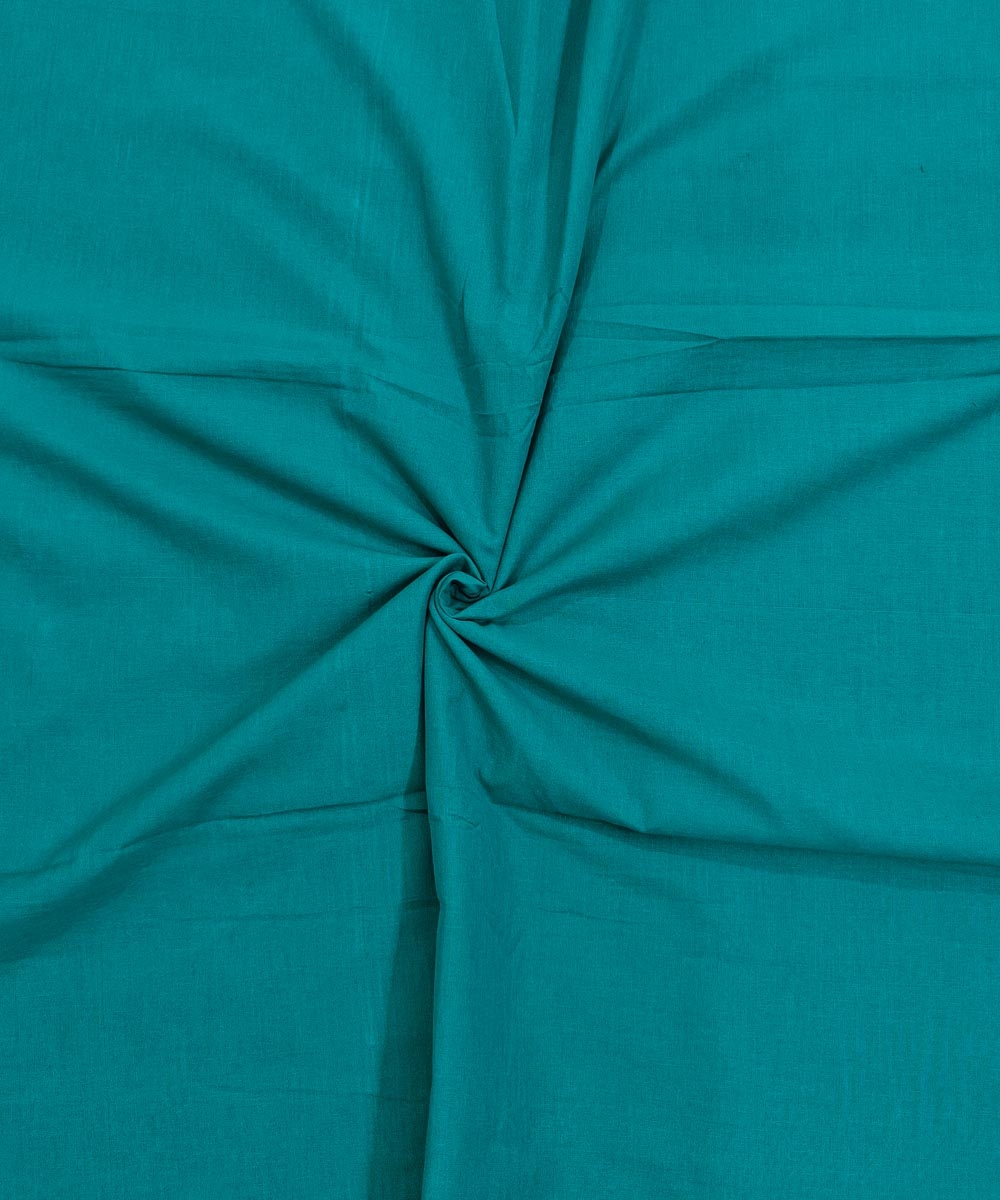 Green Sambalpuri Handwoven Single Ikat Shirting Materials Image 1