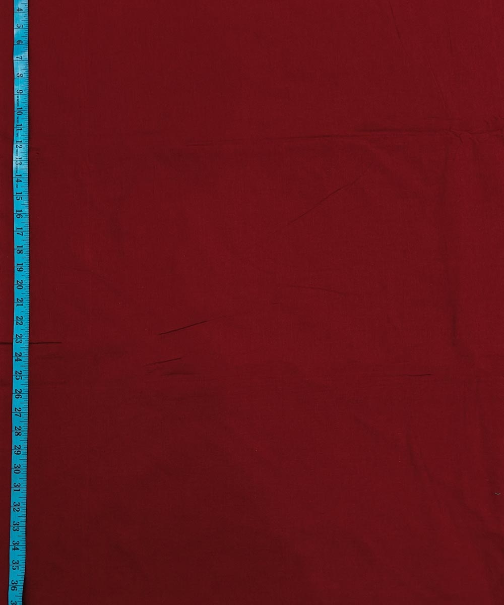 Maroon Sambalpuri Handwoven Single Ikat Shirting Materials Image 3