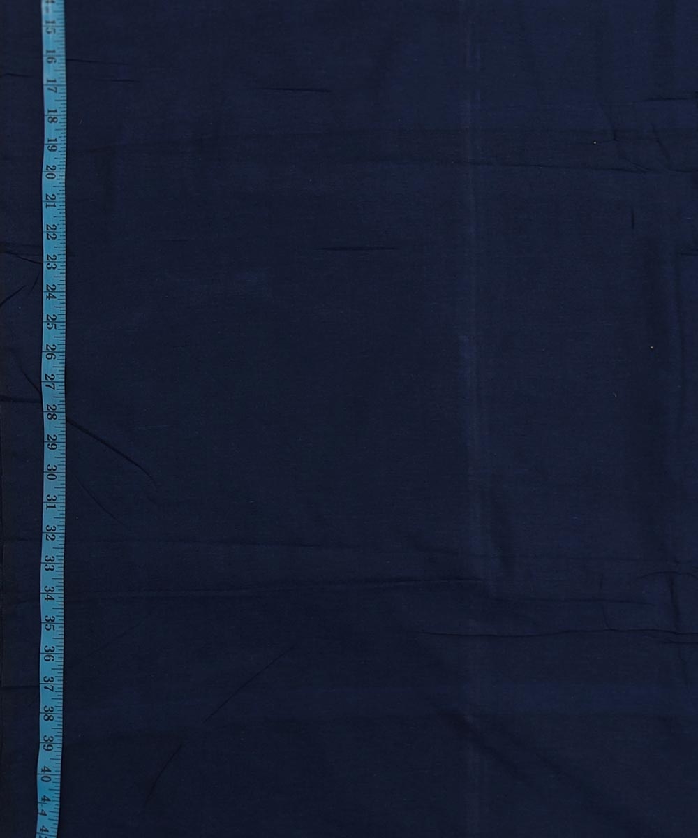 Blue Sambalpuri Handwoven Single Ikat Shirting Materials Image 3