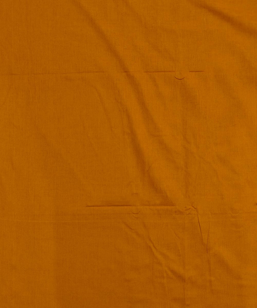 Mustard Sambalpuri Handwoven Single Ikat Shirting Materials Image 4