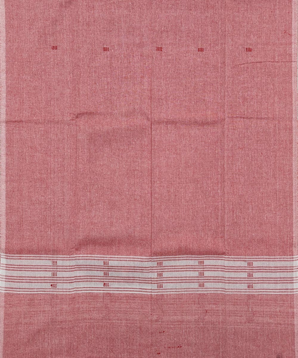 Red Sambalpuri Handwoven Ikat Suit Set Image 4
