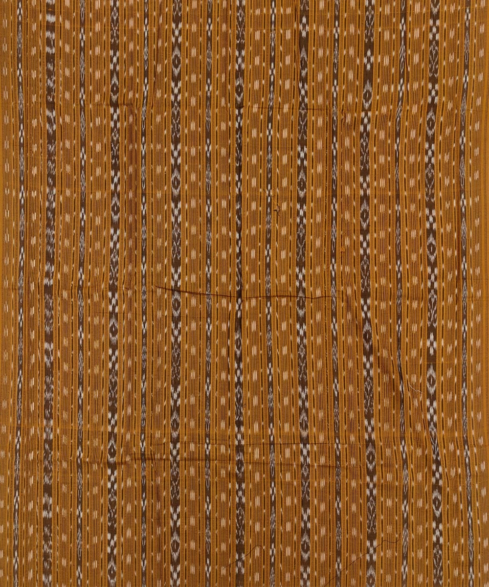 Rust Sambalpuri Handwoven Ikat Suit Set Image 3