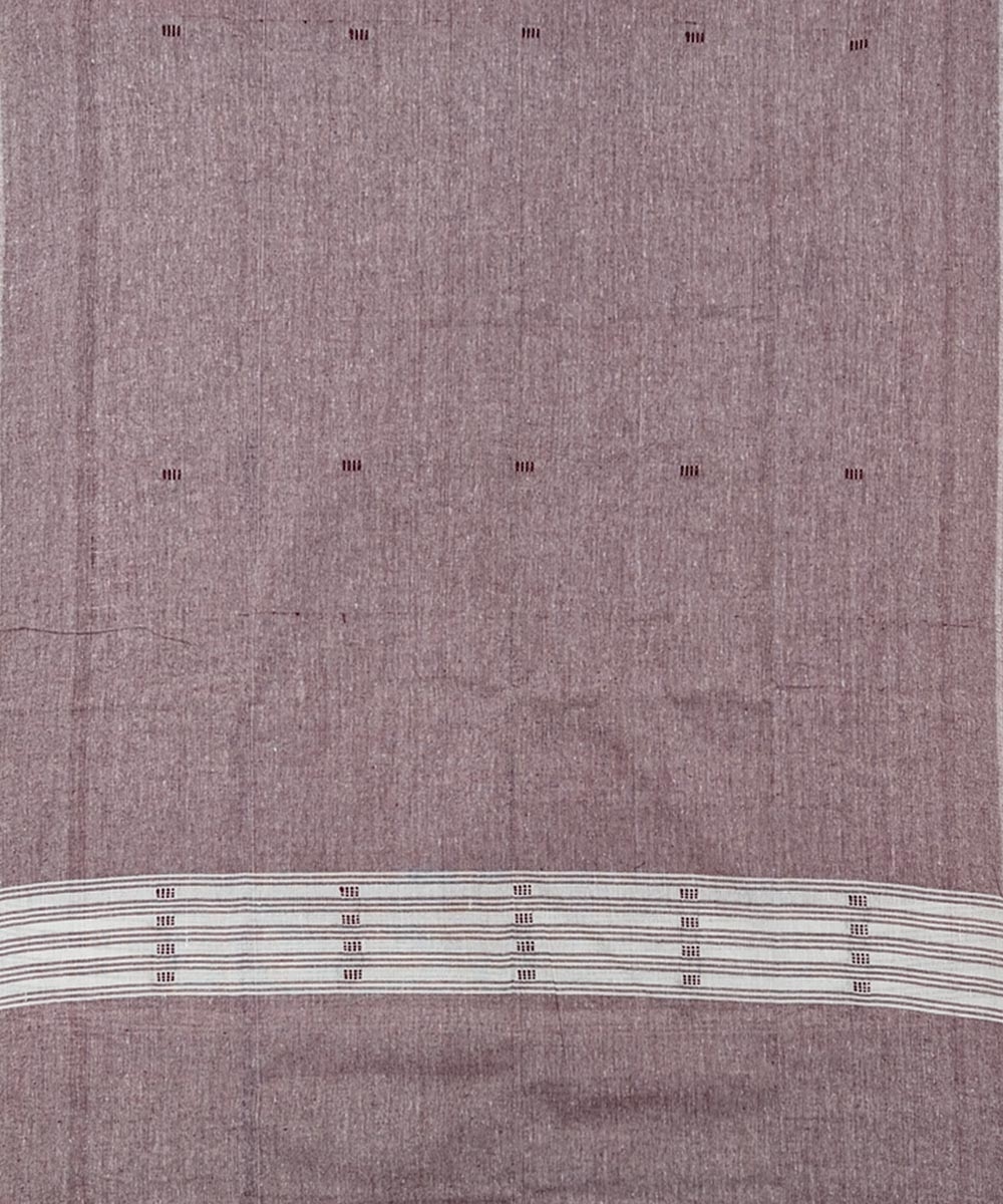 Maroon Sambalpuri Handwoven Ikat Suit Set Image 4