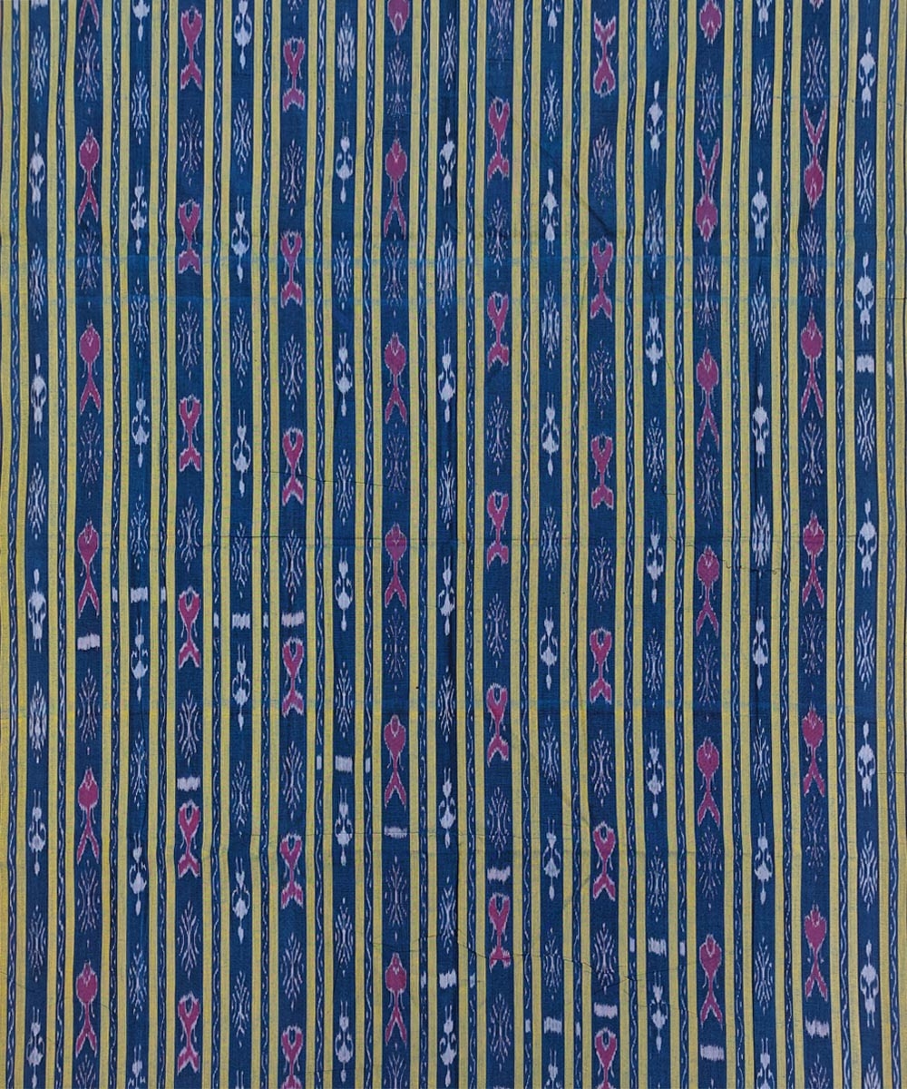 Green Sambalpuri Handwoven Ikat Suit Set Image 3