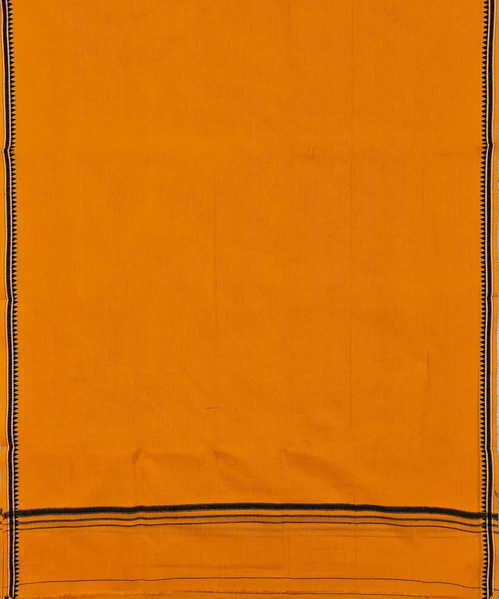 Yellow Sambalpuri Handwoven Cotton Gamuchha Image 3