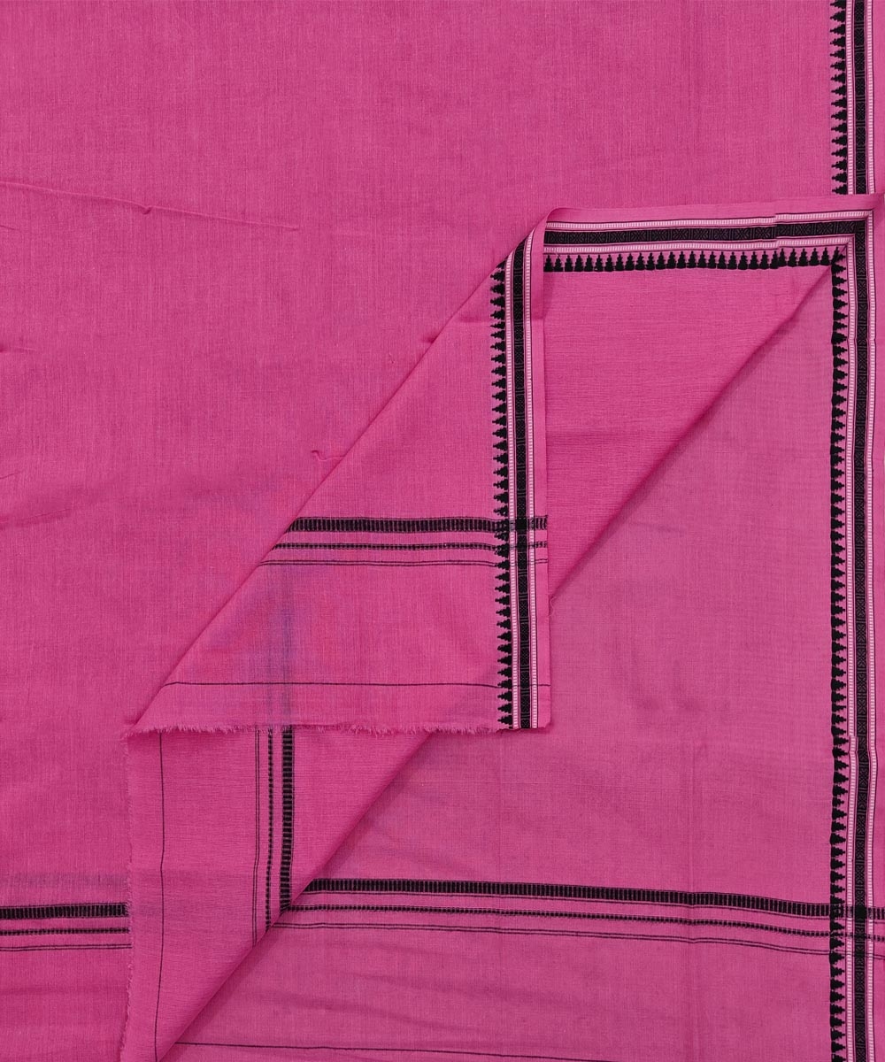 Pink Sambalpuri Handwoven Cotton Gamuchha Image 1