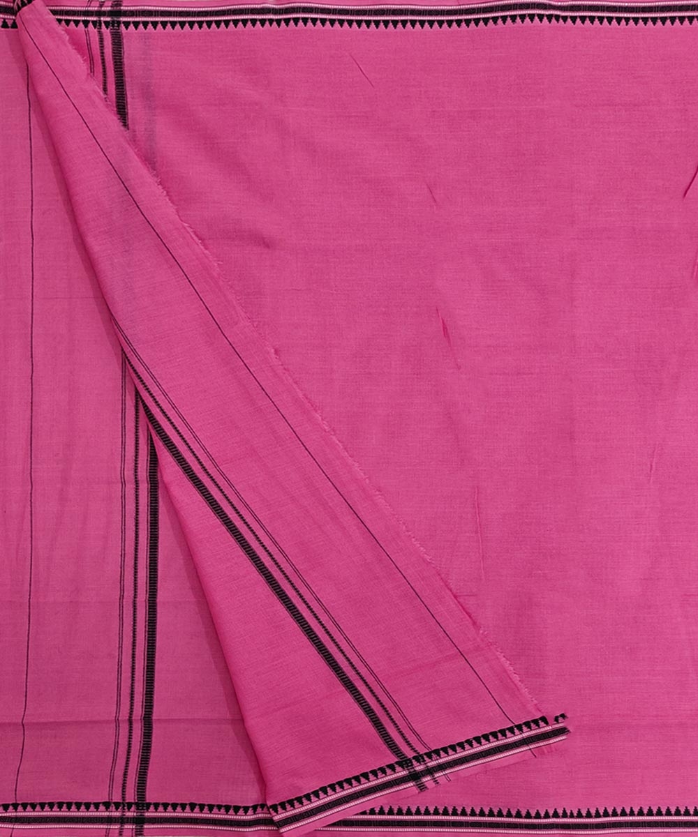 Pink Sambalpuri Handwoven Cotton Gamuchha Image 2