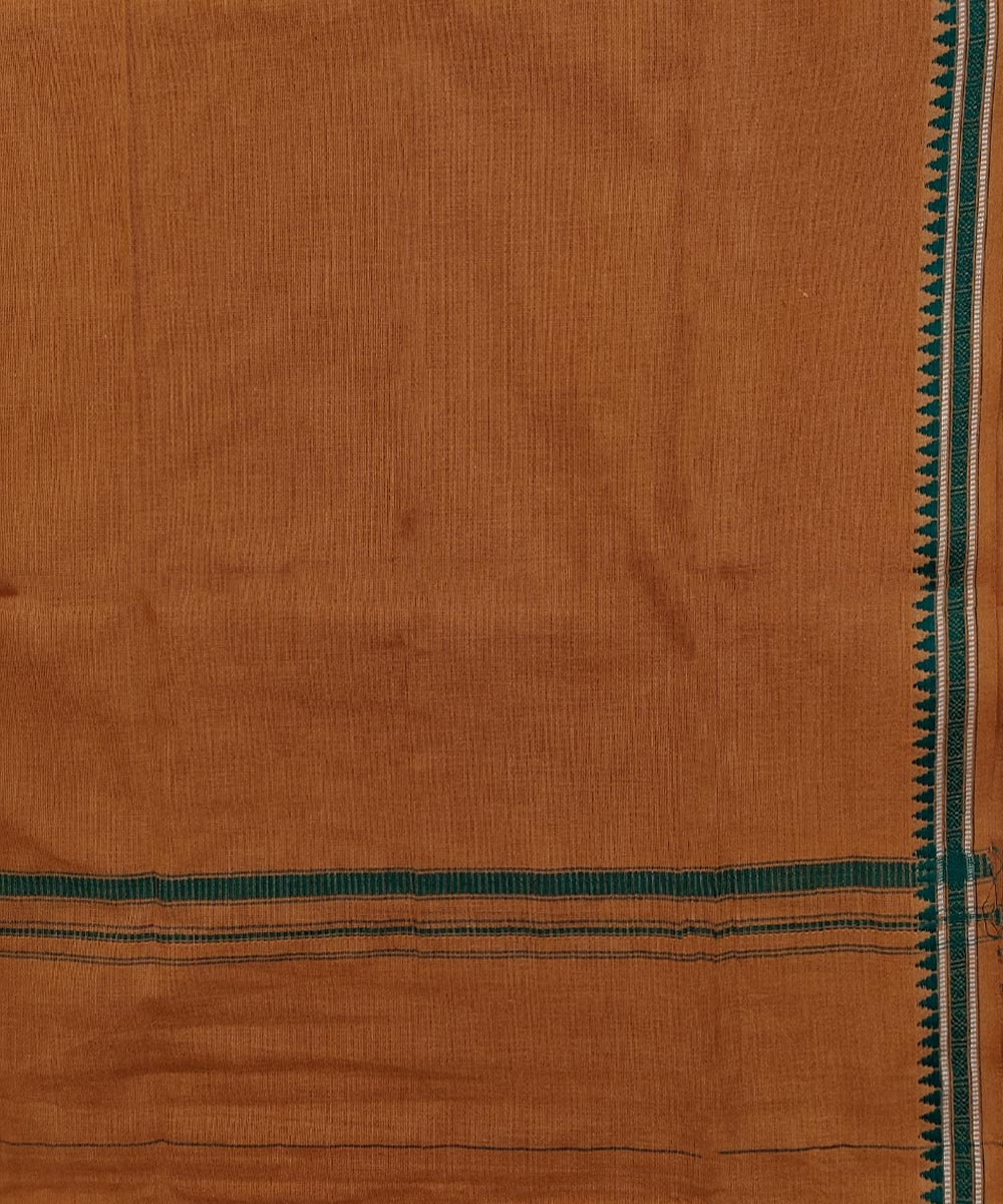Brown Sambalpuri Handwoven Cotton Gamuchha Image 4