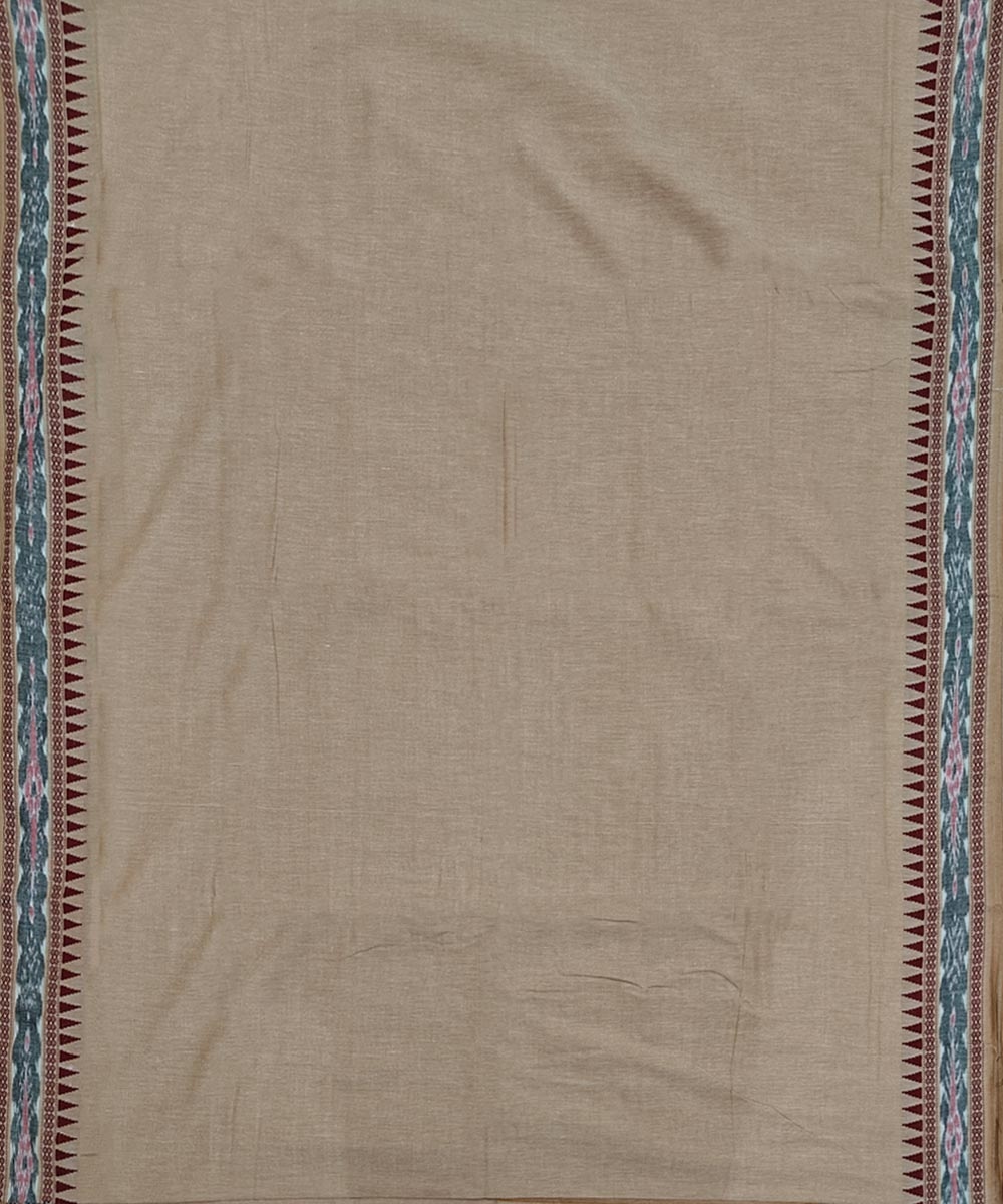 Beige Sambalpuri Handwoven Cotton Joda Image 3