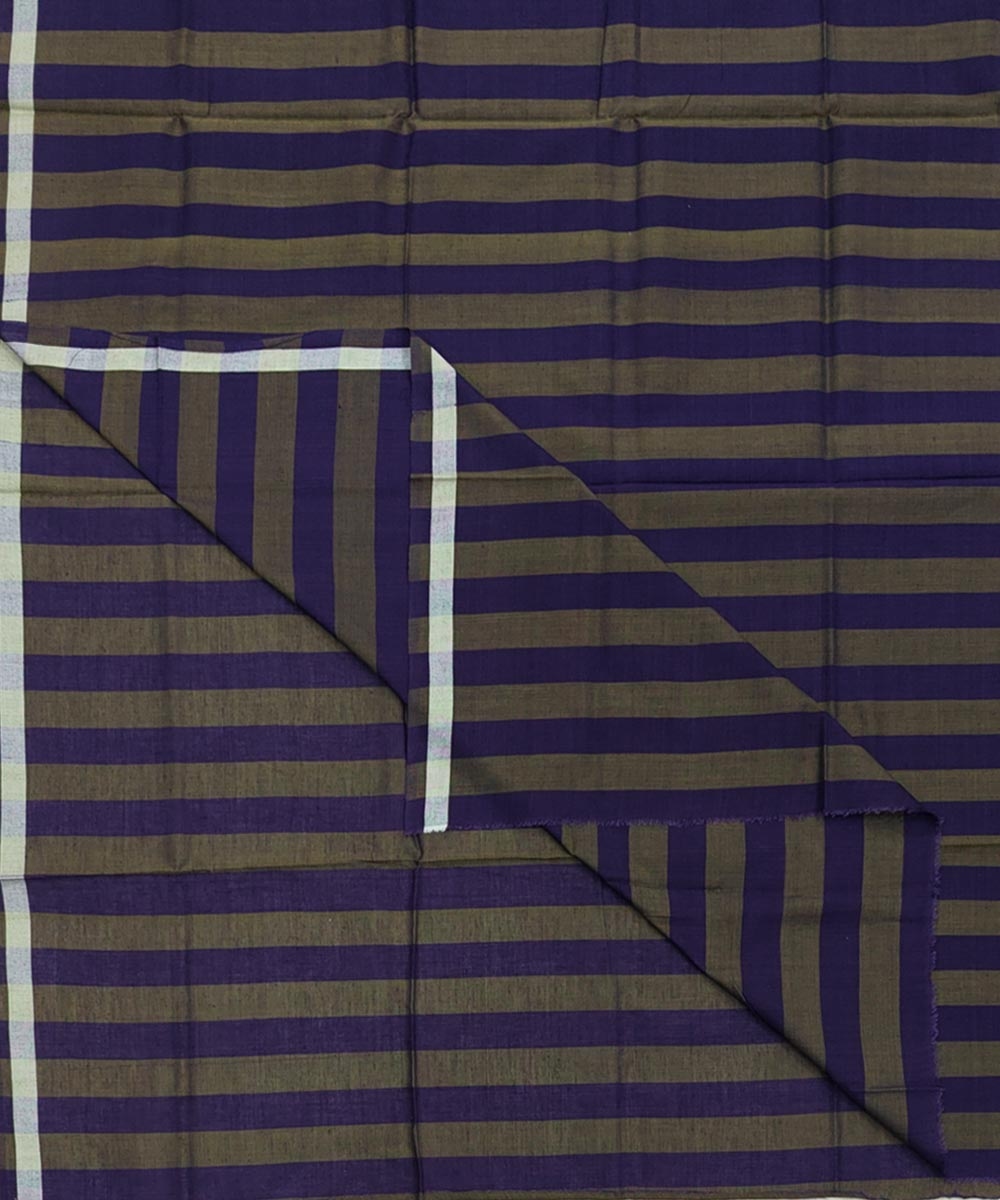 Olive Sambalpuri Handwoven Cotton Lungi SFCLUN2088