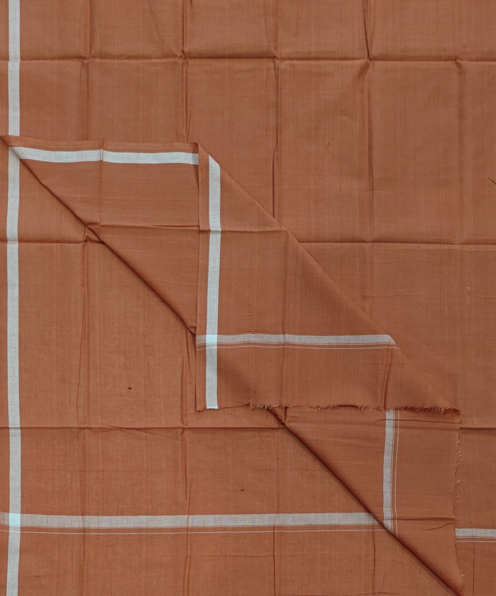 Brown Sambalpuri Handwoven Cotton Lungi SFCLUN2104